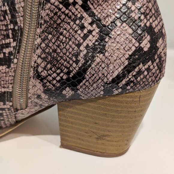 Matisse Coconuts Snake Print "Going West" Ankle Booties - Picture 5 of 6